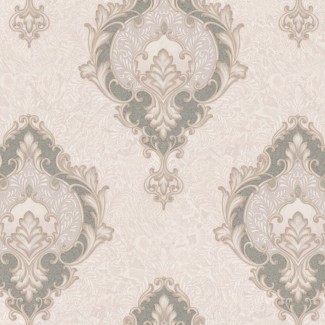 Обои Дамаск на бежевом фоне Euro Decor виниловые Champagne арт.7151-01 Обои Дамаск на бе