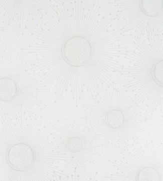 Обои виниловые серебристое солнце на белом фоне Артекс OVK Design Гэтсби арт. 10614-06 Обои виниловые се